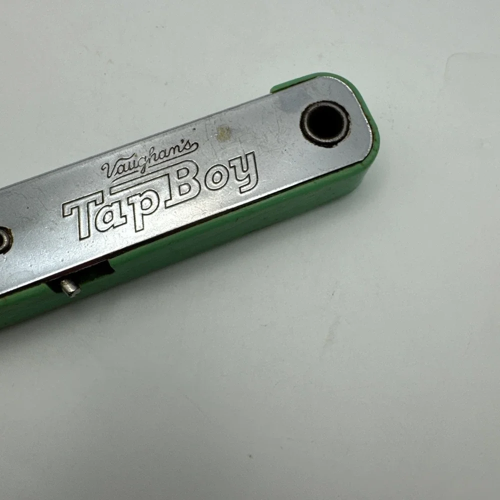 Vintage 5-in-one Vaughan‎ TapBoy Bottle Can Opener Corkscrew Green